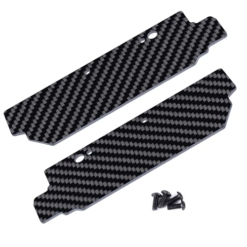 AXspeed RC Rear A-arms Mudguard for 1/8 ARRMA KRATON 6S EXB Carbon Fiber Mud Flaps Fender Flares