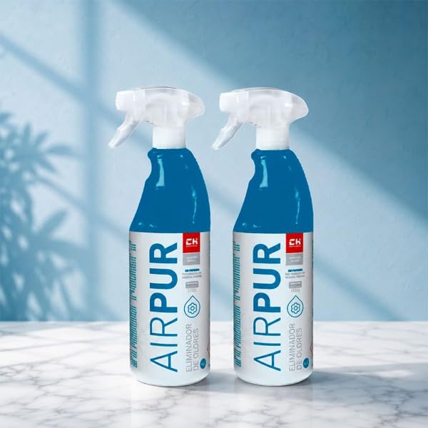Pack AIRPUR + AIRPUR - Pulverizadores Eliminadores de Olor para Aire Acondicionado 750 ml | Bricoprofesional