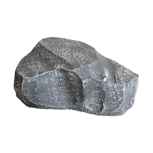 Baoblaze Fake Rock Landscape Decoration Photo Ornaments Landscaping Lightweight Faux Stone Sculpture Realistic for Porch Yard Garden, 40x22x18cm