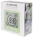 KADAMS Shower Clock Waterproof Bathroom Timer – Digital Wall Clock with Countdown, Magnetic Kitchen Clock with Temperature & Humidity, Suction Cup for Kids Shower Spa Cook Bath (Green)