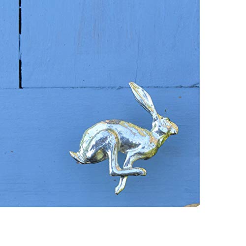 Running Hare Kitchen Knobs, Hare Drawer Knob, Cabinet Knobs, Handmade, in Fine Pewter, by William Sturt - Image 2