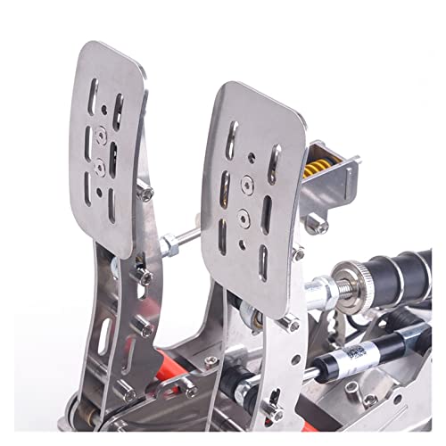 Professional Pedals Simulation Racing Pedals Pc Racing Simulator Pressure Sensor Load Cell He Hydraulic Pedals Compatible With Logitech G27 G29 Thrustmaster T300Rs/Gt T500 ( Color : Throttle And Brake #TOP6