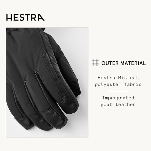 Hestra Unisex Mist 5-Finger Glove I Insulated Winter Alpine Ski & Cold Weather Gloves for Men & Women2