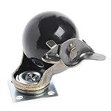 VOANZO 4 Pack 1.5 Inch Ball Caster Wheel 360 Degree Antique Brass Top Plate Casters for Furniture Cabinets Wheelchairs - Image 5