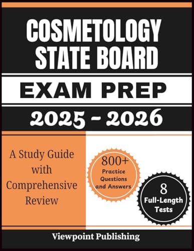 Cosmetology State Board Exam Prep: A Study Guide With Comprehensive