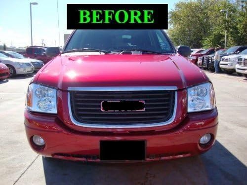 fits 2002-2006 GMC ENVOY CHROME GRILL GRILLE KIT 2003 2004 02 03 04 05 SLT SLE XL DENALI