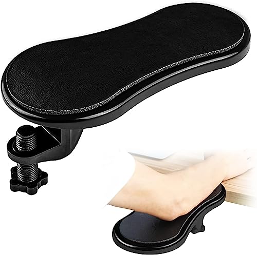 Extension de bureau réglable pour ordinateur, support ergonomique pour repose-poignet de clavier, repose-poignet de souris, support de tapis de souris pour table, bureau, chaise, bureau (noir)