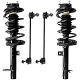 TFGCSG Struts Front Strut Spring Assembly Stabilizer Bar Link Kit Fit for 2000-2004 for Ford Focus Suspension for 4