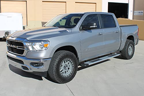 Raptor Series Running Boards Steps 6In Oem Style Aluminum For Classic Body 09-23 Dodge Ram 1500 Quad Cab #TOP2