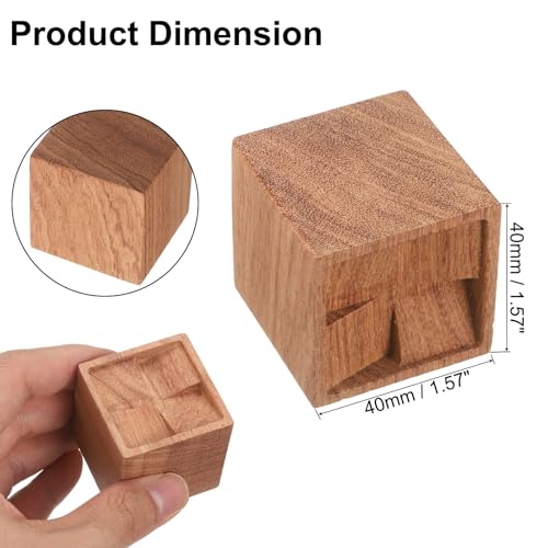 Difusor aromático eléctrico de madera uxcell 2 piezas miniatura 2