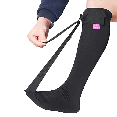 Plantar Fasciitis Socks Night Splint Compression Socks for Women Men Unisex Supports Socks Heel Support Arch Support Achilles Tendonitis PF Size Large