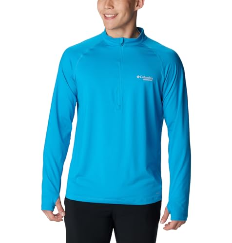 Image of Columbia Men's Endless Trail Half Zip Mesh Long Sleev