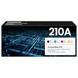 210A Toner Cartridge 4Pack | Compatible with HP 210A 210X Toner Cartridge with 210A Toner | Color Laser Jet Pro MFP 4301fdw 4201dw 4201dn 4301fdn 4301fdw 4301dw Printer | (Black/Cyan/Magenta/Yellow)