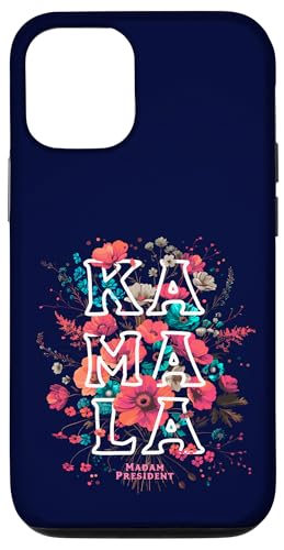 Coque pour iPhone 14 Pro Kamala Floral Madame la Présidente