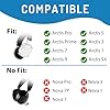 Adhiper Arctis 7 Coussinets d'oreille en Mousse pour Casque de Jeu SteelSeries Arctis Pro/Arctis 9X/Arctis 7/Arctis 5/Arctis 3/Arctis 1, Maille Respirante (Noir)