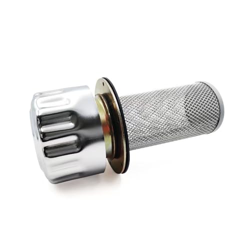 Image of Hydraulic Tank Breather Cap - 40 Micron Filtration, 6-Hole Stainless steel, Flange Type, Fits Hydraulic Reservoir & Oil Ventilation (88CFM Flow Rate)