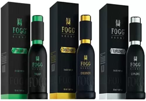 Image of FOGG 1 DISCOVER 50 ML+1 EXPLORE 50 ML+1 TRUMP PERFUME 50 ML Perfume - 50 ml (For Men & Women)