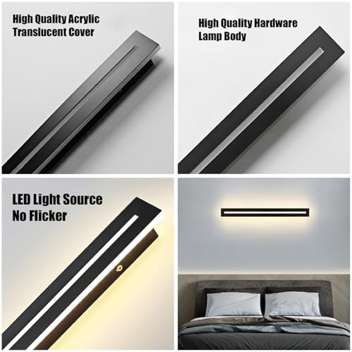 Lámpara de pared interior regulable con mando para salón y dormitorio 5