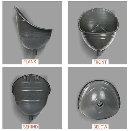 Waterless Urinal Garage Urinal for Men Plastic Urinals for Men, Urine Diverter Outdoor Urinal Wall-Mounted Urinals For Men Bathroom, No-Drill Lnstallation Self-Adhesive Mens Urinal by shawoo - Image 4