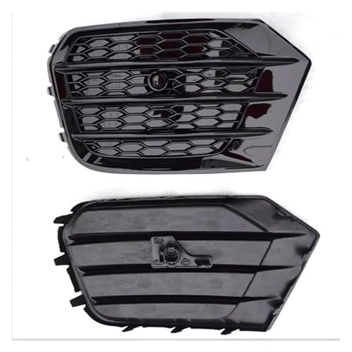 Grille pare-choc avant Q3 2017 cache antibrouillard hexagonal alvéolé - 3
