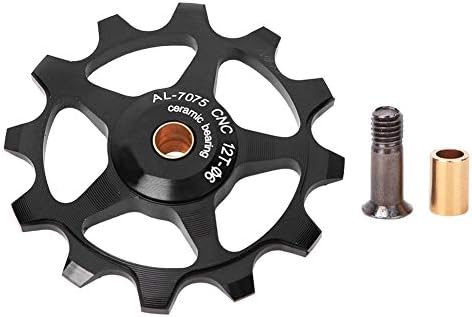Derailleur Pulley Bike Whell Positive&Negative Teeth Ceramic Bearing Guide 10T 11T 12T Jockey Wheel Guide Wheel Bicycle Rear for Shimano Sram(12T)