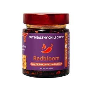Redbloom Gut-Healthy Chili Crisp with Avocado Oil & Lion’s Mane (Medium)