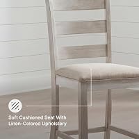 Signature Design by Ashley Counter Height Barstools, Set of 2, Farmhouse — image 6