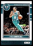 2024-25 Hoops #215 Nick Smith Jr. Charlotte Hornets NBA Basketball Base Trading Card