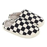 Frdun Damen-Hausschuhe aus Baumwolle, rutschfest, verschleißfest, Geschenk für Freundin, Frauen, Liebhaber