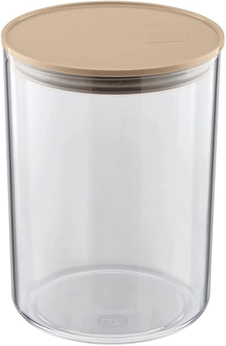 UZ Organizador Hermético Translúcido 1,4 Litros Capuccino