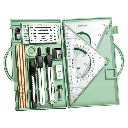 Kit d'outils de mathématiques 16x anti-perte avec sa boîte de rangement