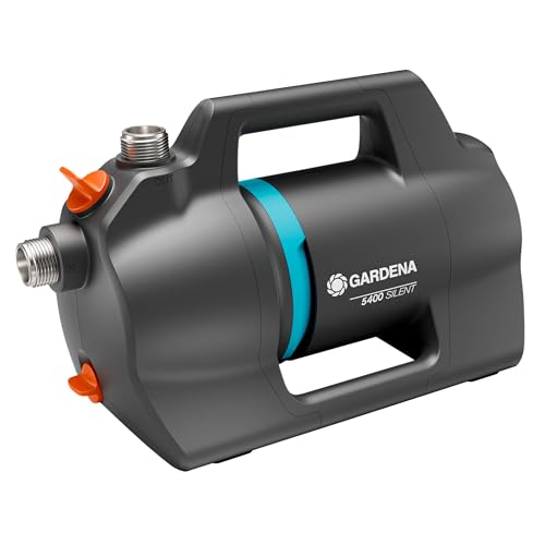 Gardena Gartenpumpe 5400 Silent Pumpen: 26% mehr Wasserdurchfluss bei gleichem Energieverbrauch im Vergleich zum Vorgänger-Modell*, Leise im Betrieb (09086-20)