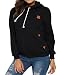 ZANZEA Women's Zipper Long Sleeve Hoodie Sweatshirt Jacket Coat Outerwear (US 16, Black)