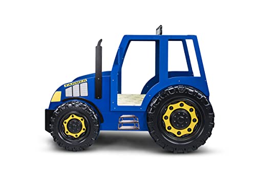 PLASTIKO | Lit pour Un garçon | Tracteur | pour Dormir | pour Le Plaisir | LED | Sécurité |...