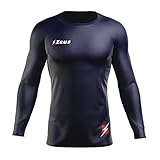  Zeus Maglia Fisiko Manica Lunga Camiseta Manga Larga Entrenamiento Chándal de Fútbol Sala para Hombre Pegashop (AZUL, L)