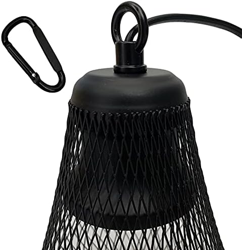 Reptile Heat Lampshade Anti-hot Cover Cage for UVA/UVB Heating Lamp Basking Bulb, for Turtle Chicken Coop Lizard Snake Frog