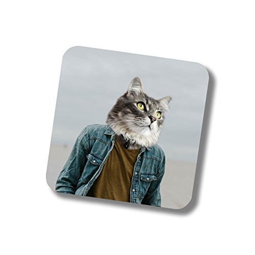 Drink Coasters Hipster Cats Novelty Coaster Set Gifts For Men Women #TOP3