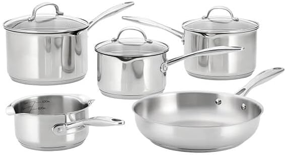 Stellar 7000 Profile 5 Piece Draining Cookware Set