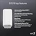 NETGEAR WiFi 7 Range Extender (EXS18) – BE3600 Dual-Band Wireless Internet Signal Booster & Repeater (up to 3.6 Gbps Speed) - Add up to 1,200 sq. ft., 40 Devices – WPA3 Security, Smart Roaming
