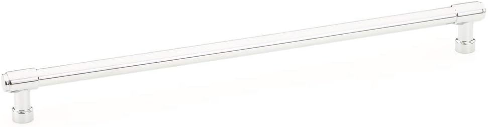 Emtek Jasper Pull Available in 7 Sizes in 6 Finishes - 86692US26 - (Center to Center 12", Polished Chrome - US26)