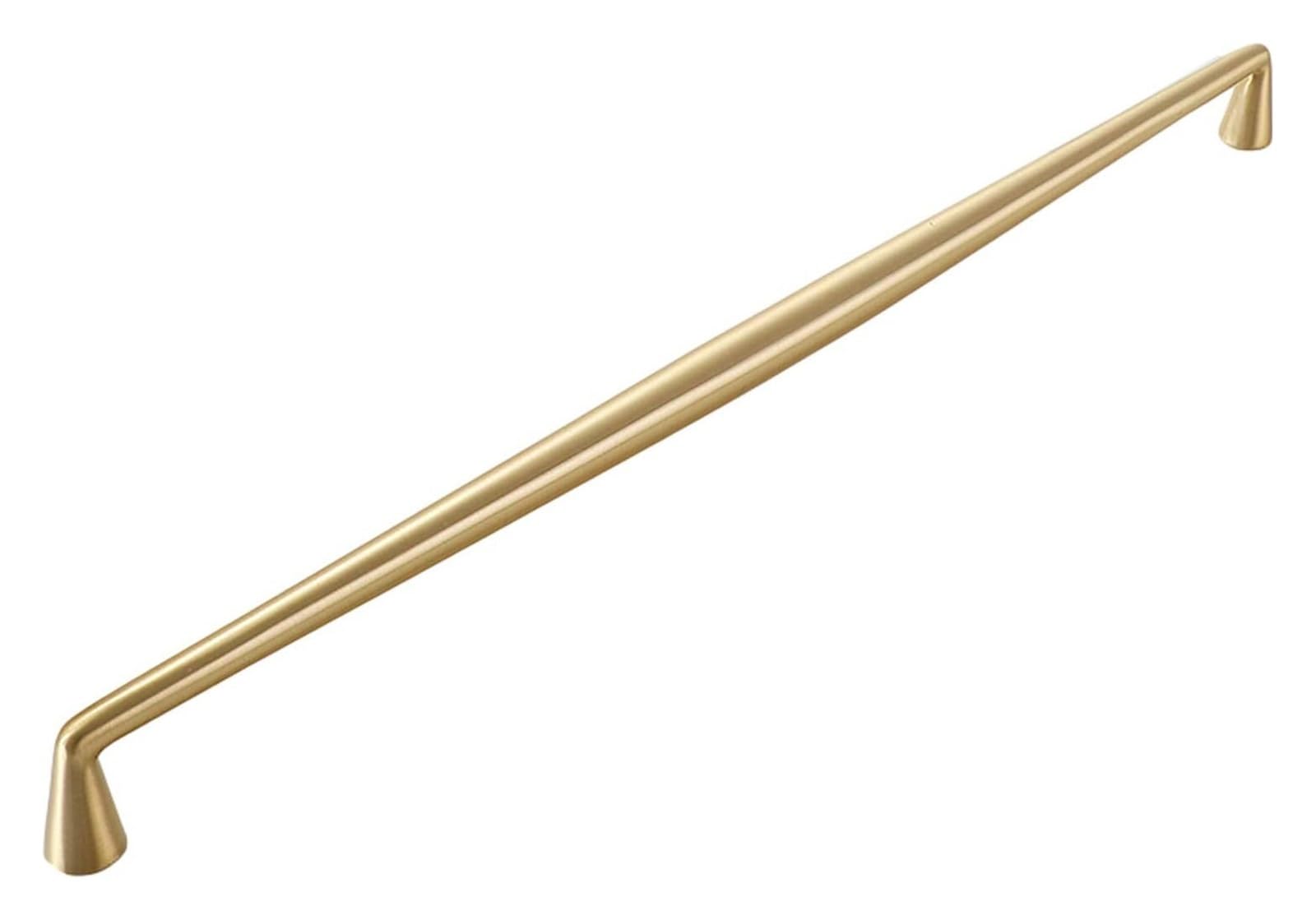 VOPLIVAT Kitchen Cupboard Handles, Brushed Brass Bow Cabinet Handles Drawer Pulls for Kitchen Bathroom Multiple Sizes(Hole Distance 320mm)