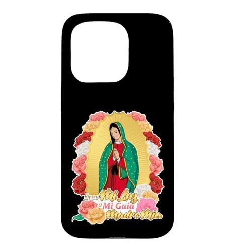 Our Lady Virgen De Guadalupe Saint Virgin Mary Roses Flowers �X�}�z�P�[�X iPhone 15 Pro �p