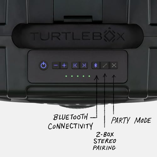 Image of Turtlebox Original Gen 3: Portable Outdoor Bluetooth Speaker - Ultra-Loud (120dB), Waterproof (IP67), Rugged, Impact-Resistant, 3-Day Battery | Party Mode: Unlimited Pairing for Stereo Sound, Green