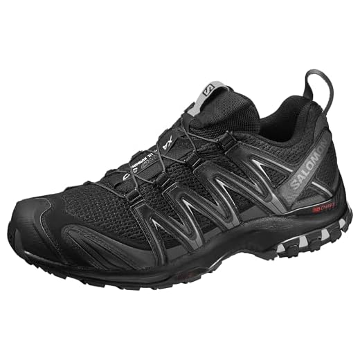 Salomon XA Pro 3D Herren Trailrunning- und Wanderschuhe, Outdoor-bereit, Grip, Langlebiger Schutz, Black, 45 1/3