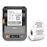 PUQU AQ20 Label Maker - Portable Label Maker Bluetooth Wireless Thermal Label Printer for Clothing, Jewelry, Retail, Cable, Mailing, Barcode and More, Compatible with Android & iOS System, Black