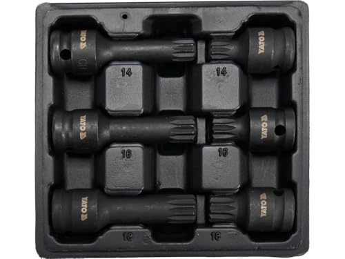 Image of YATO Socket Spanner Set YT-10652 43, 78 mm Chrome-Molybdenum Steel