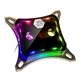 Maße (LxBxH): 95x95x19 mm Bitspower CPU Block Summit M Acryl, schwarz-digital RGB