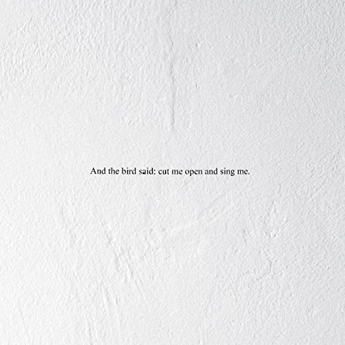 And The Bird Said: Cut Me Open And Sing