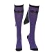 Batman / Batgirl Purple And Black Knee High Sock