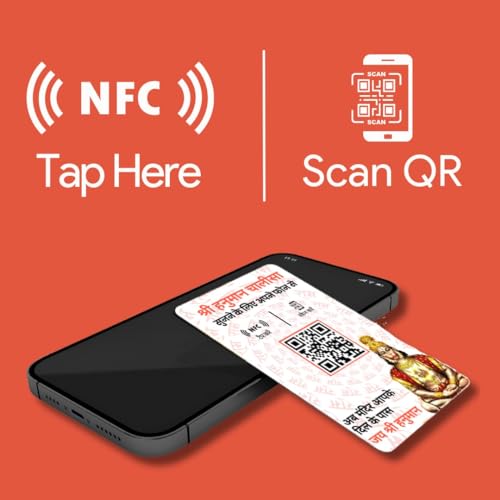 Hanuman Chalisa Card | NFC & QR | Keep In Wallet | by tinydabba - 5